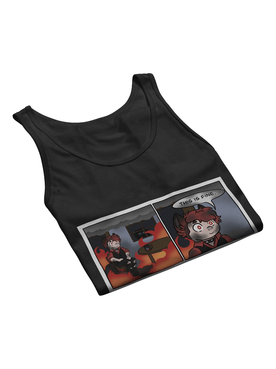 Jersey Tank - This Is Fine Meme product image (7)