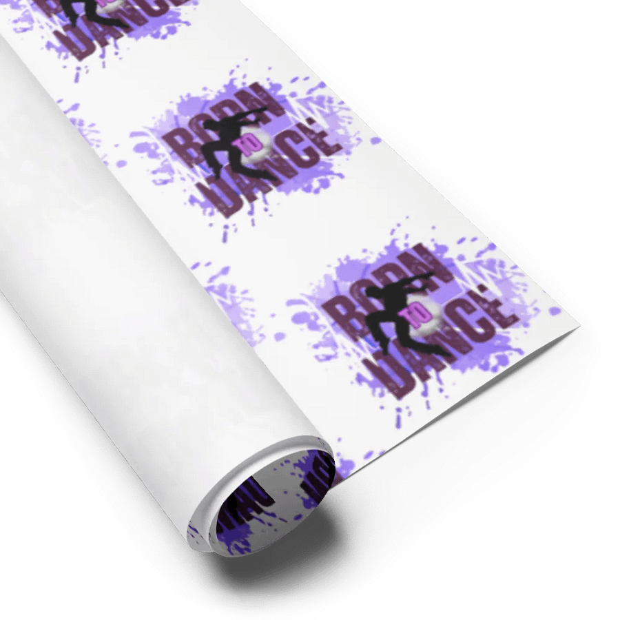 Born To Dance His Silhouette Wrapping Paper Set product image (6)