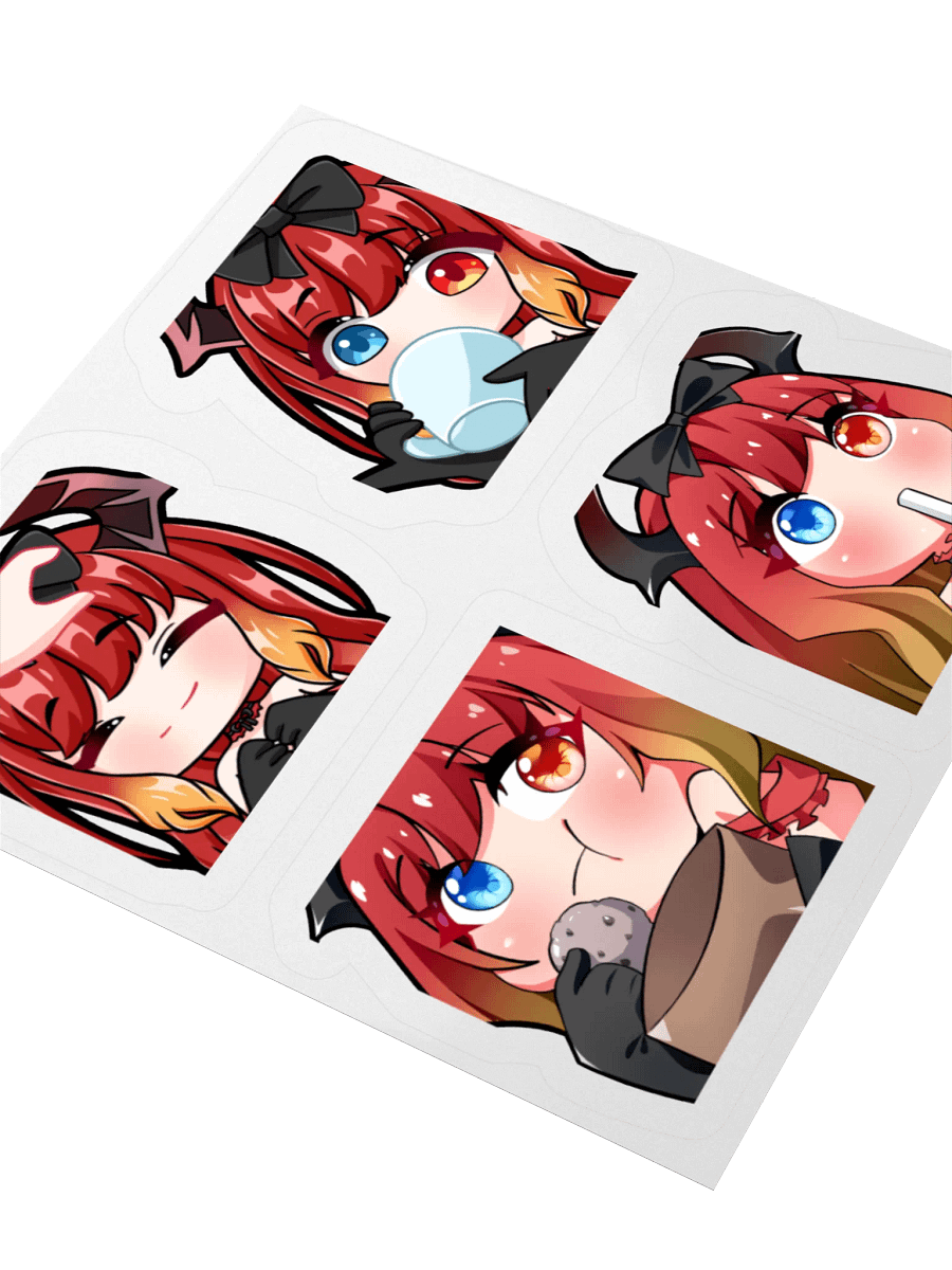 ScarLight Crimson, Emotive Sticker Set. product image (3)