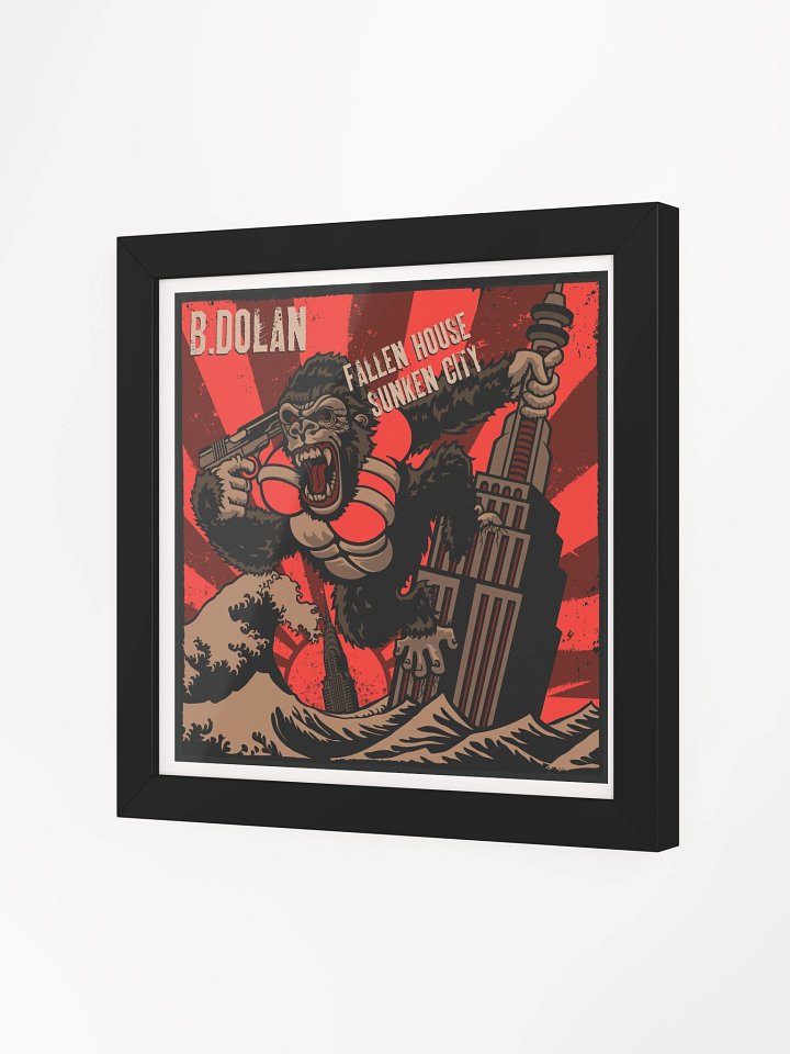 "Fallen House, Sunken City" Framed Art Print product image (2)
