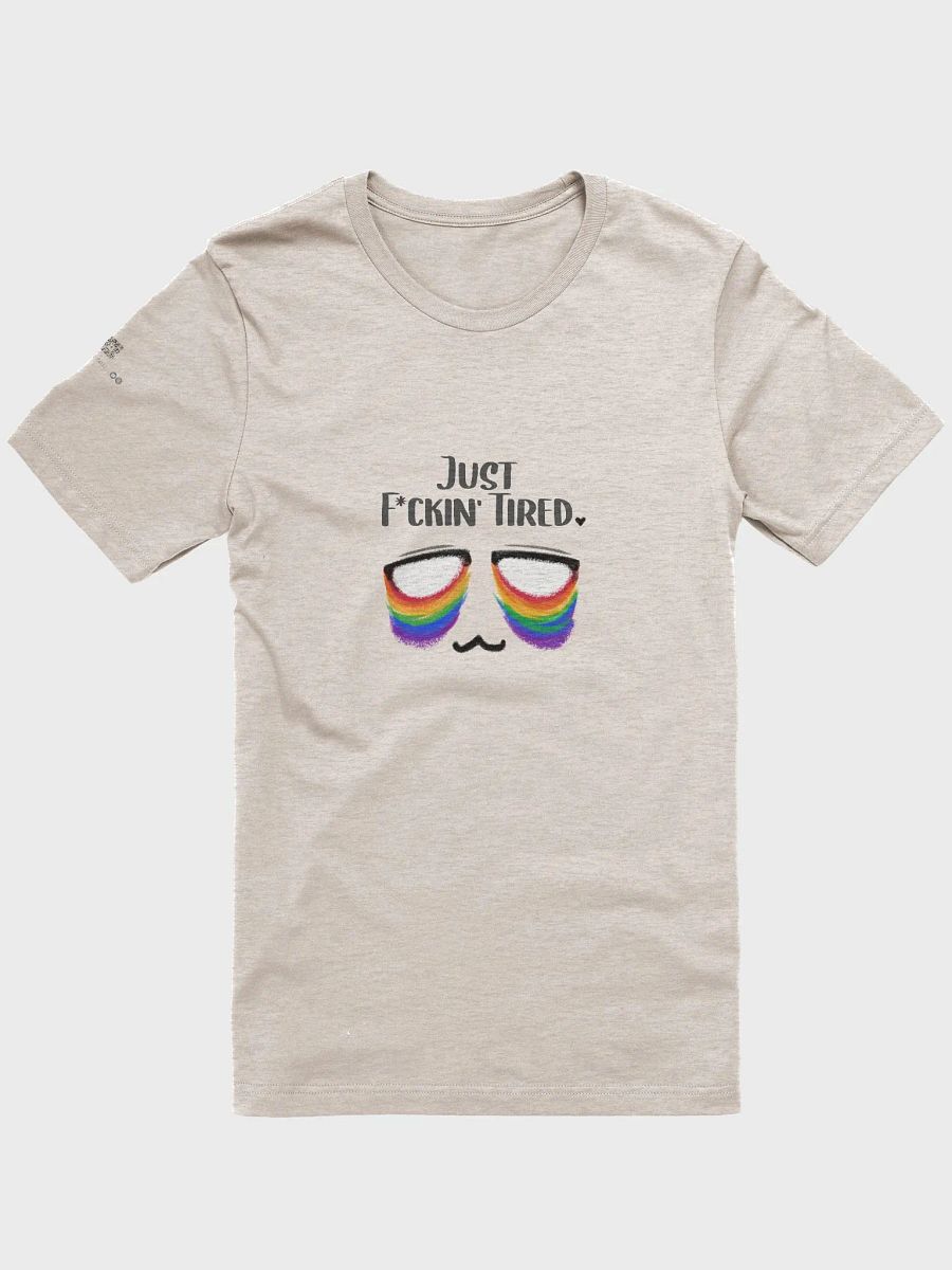 Just F*ckin' Tired -Pride Flag Eyebag Classic Fit TShirt product image (2)