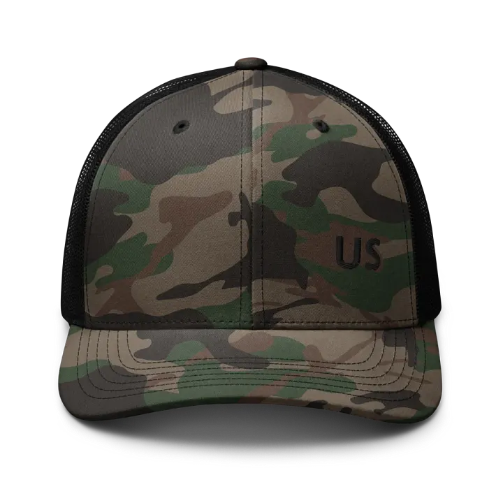 "CIF" Stealth Camo Embroidered Trucker Hat product image (1)