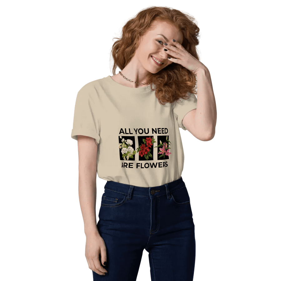 ALL YOU NEED ARE FLOWERS TEE product image (119)