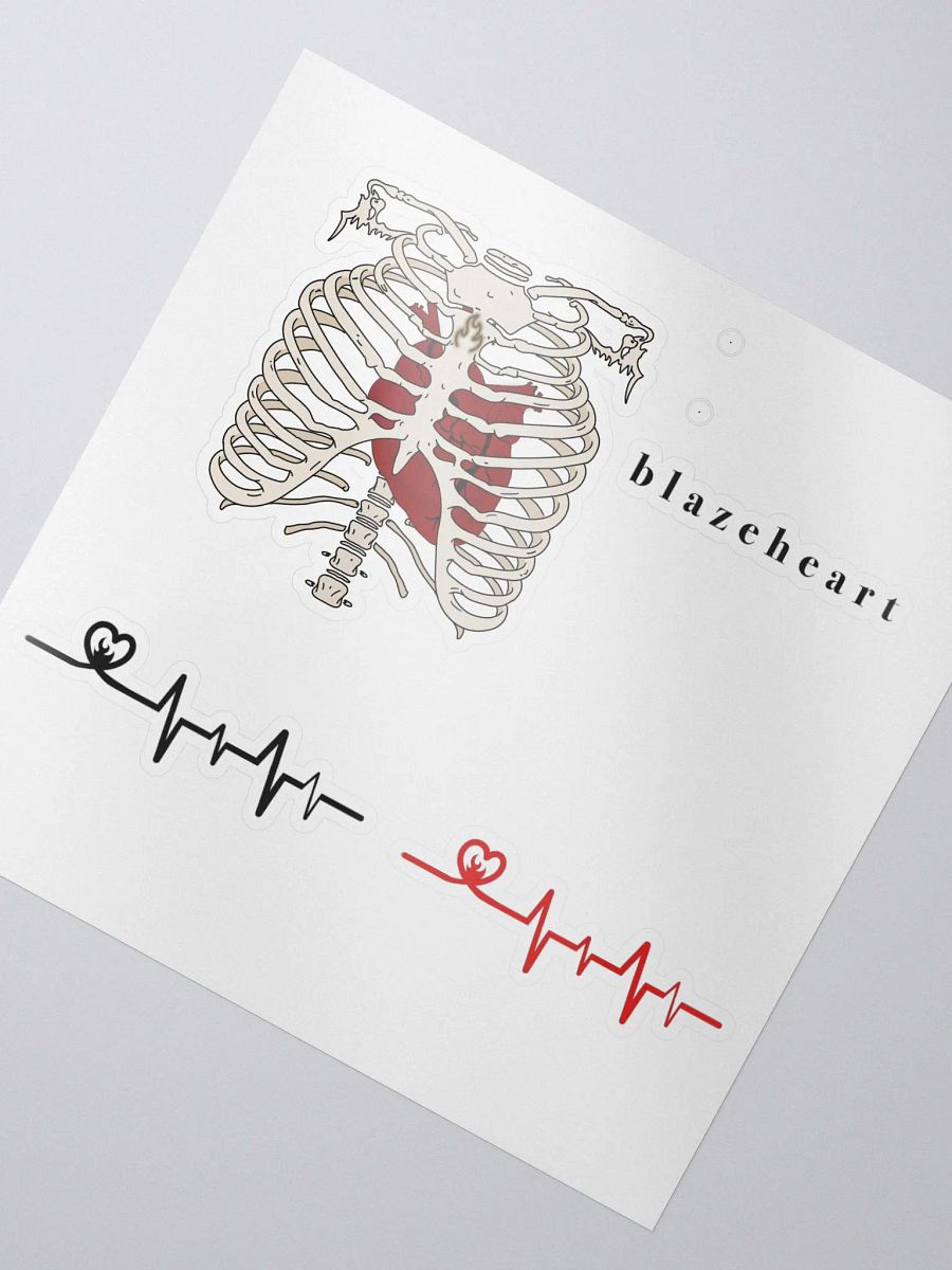 Ribcage sticker sheet product image (2)