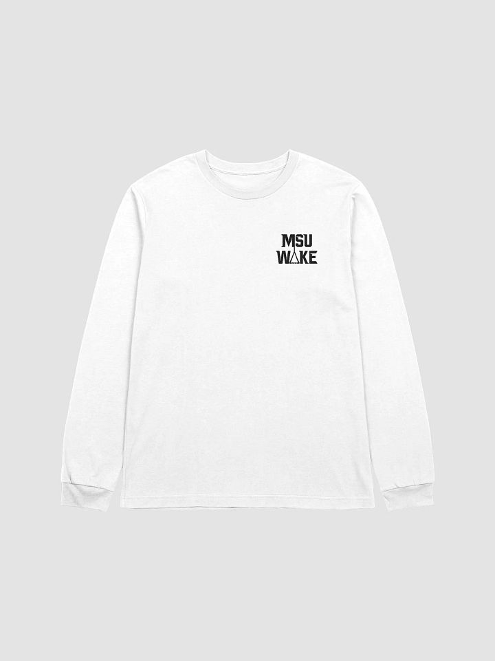 MSU Wake Abstract Longsleeve Tee product image (1)
