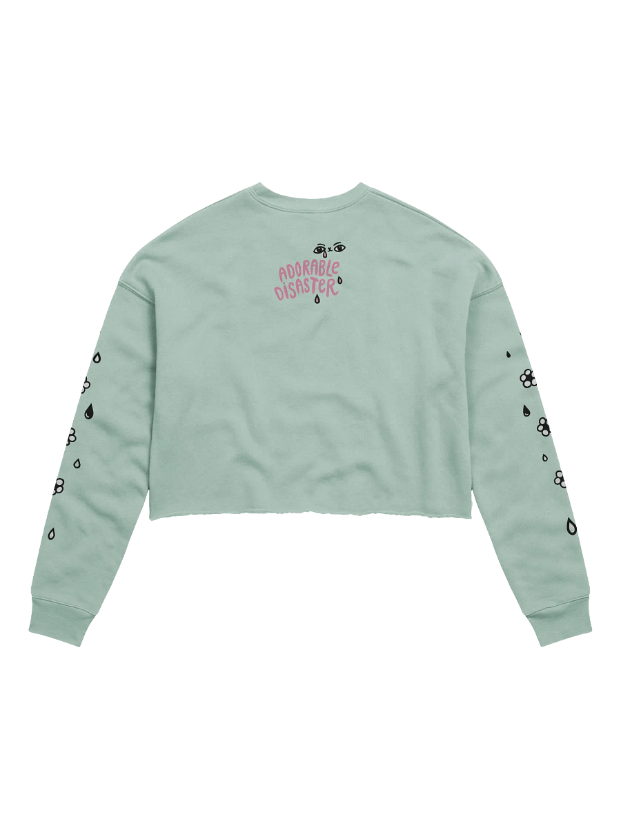 WLS_Crop top sweatshirt with print product image (7)