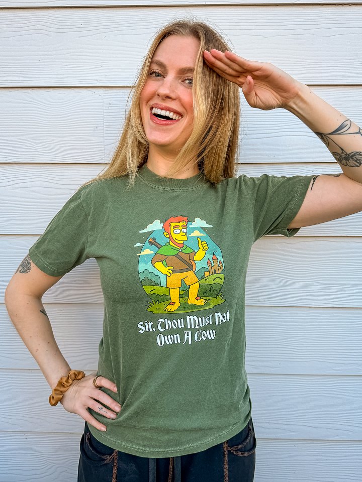 Bart's Thou Cow Tee product image (8)