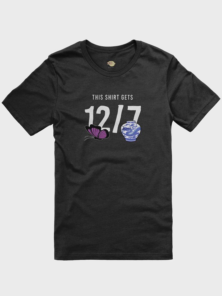 This Shirt gets 12 Butterflies out of 7 Ming Dynasty Vases (Black) product image (1)