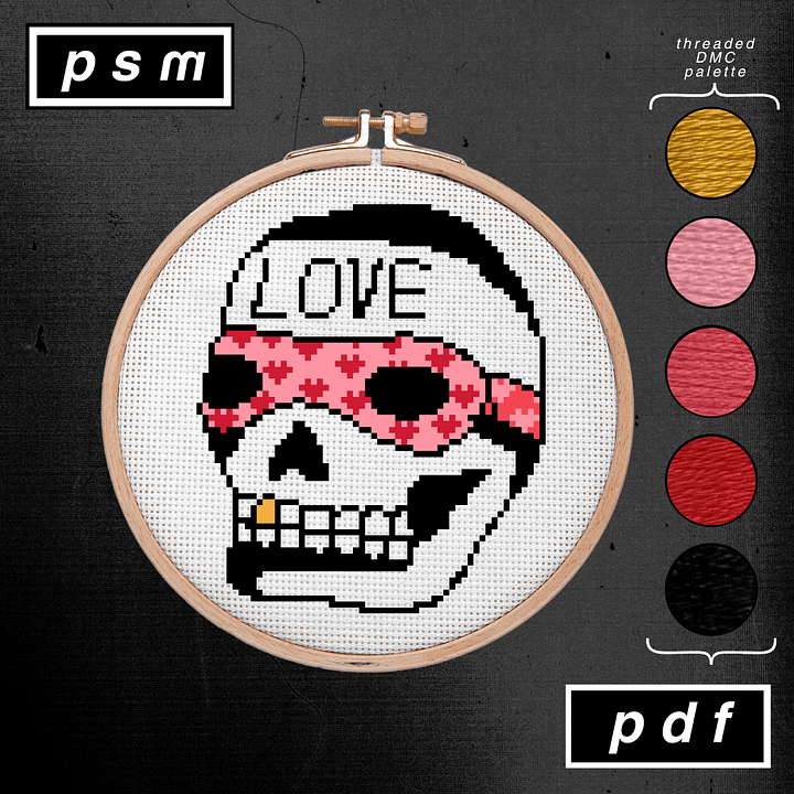 Bert Grimm 'Love' Speed Skull Pattern product image (1)