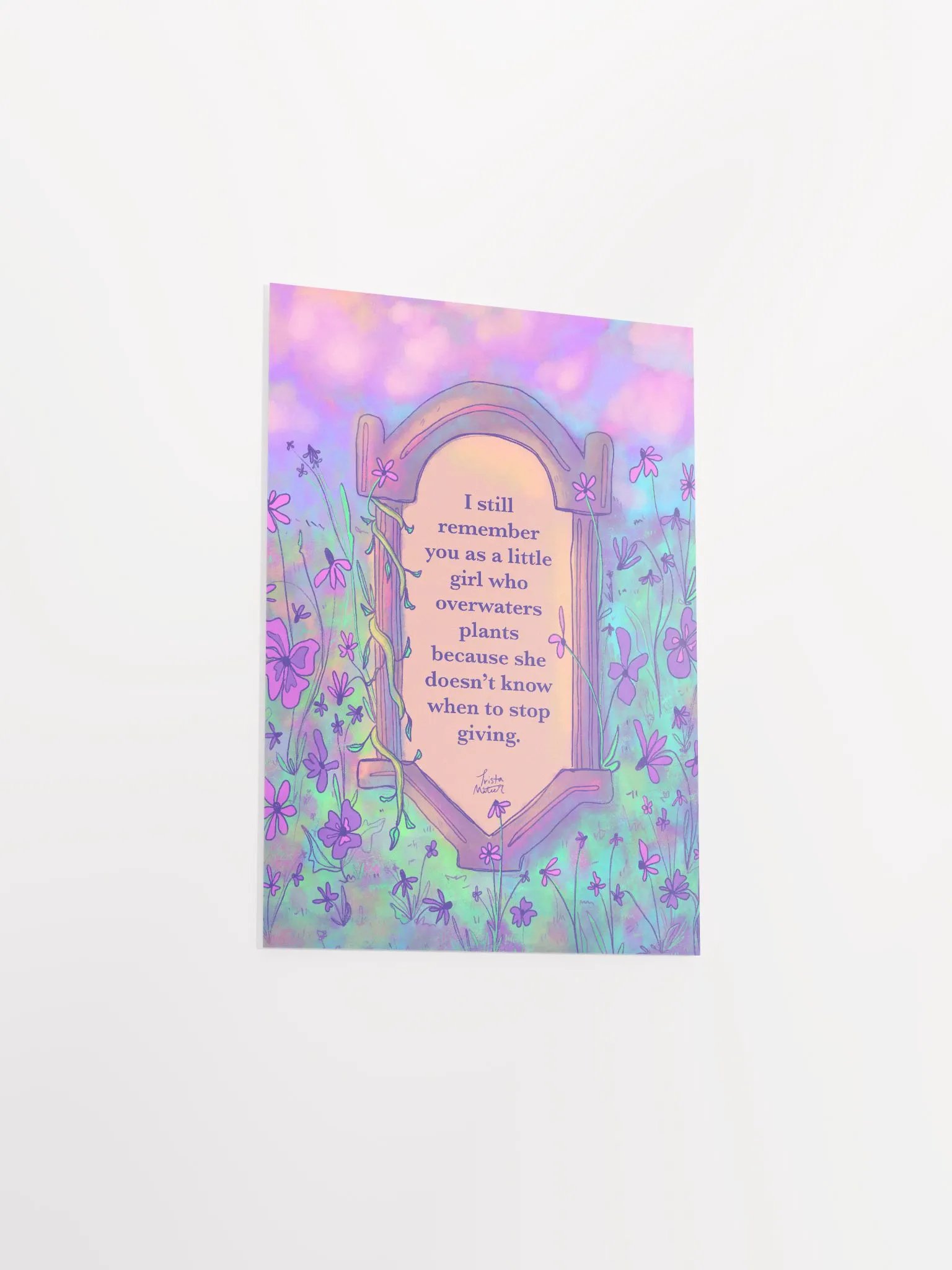 Overwatering Plants Art Print product image (3)