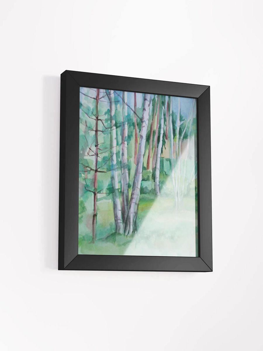 Serene Birch Forest Watercolor Print - Nice Forest Dacha product image (4)