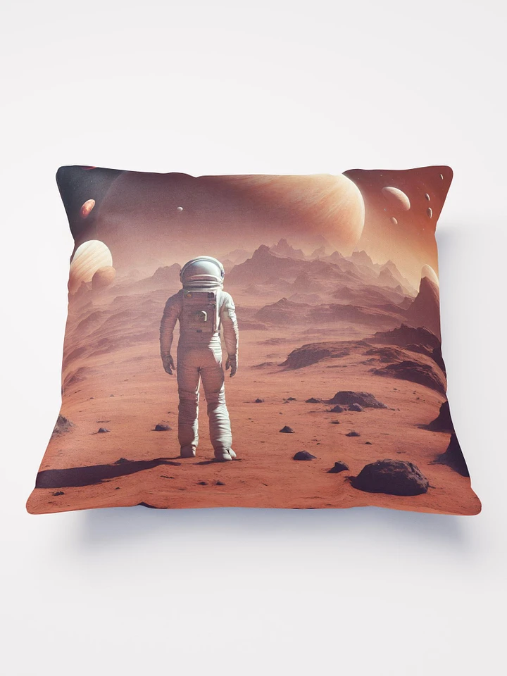 Astronaut On Alien Planet Pillow product image (1)