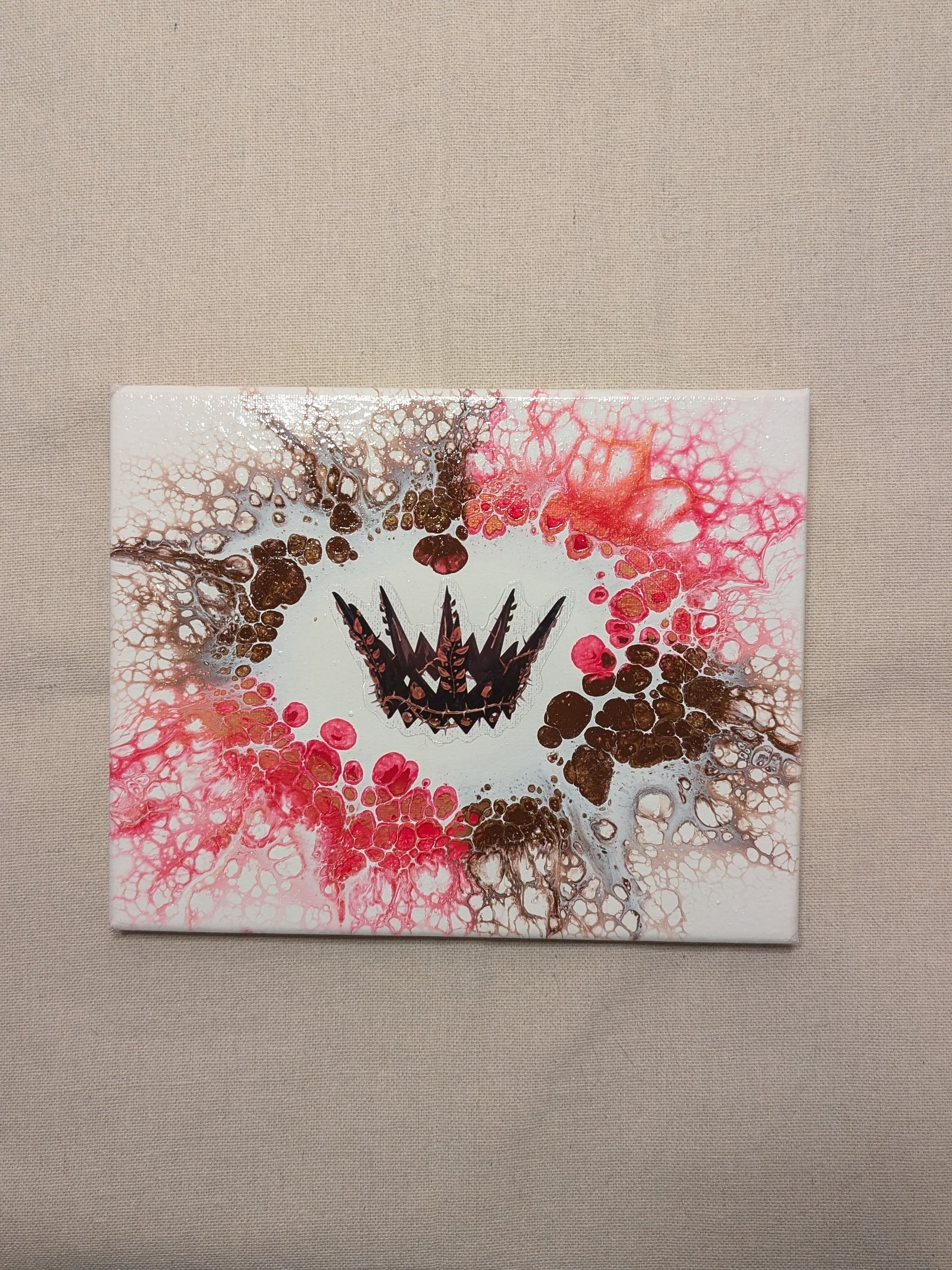 The Monarch's Daughter Crown 8x10 Painting product image (1)