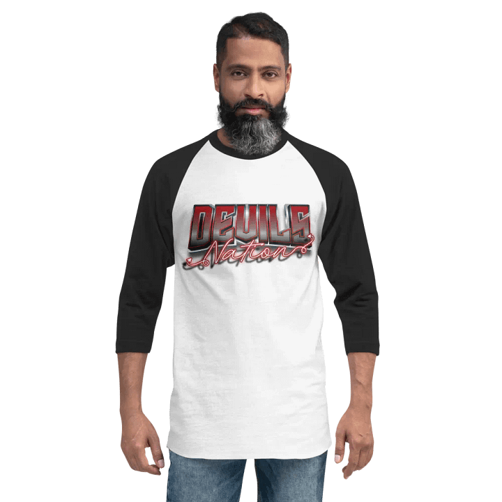 Devils Nation Retro - Tultex Fine Jersey Raglan Tee product image (8)