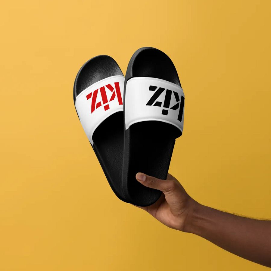 KIZ MEN'S SLIDES - WHITE / BLACK / RED product image (6)