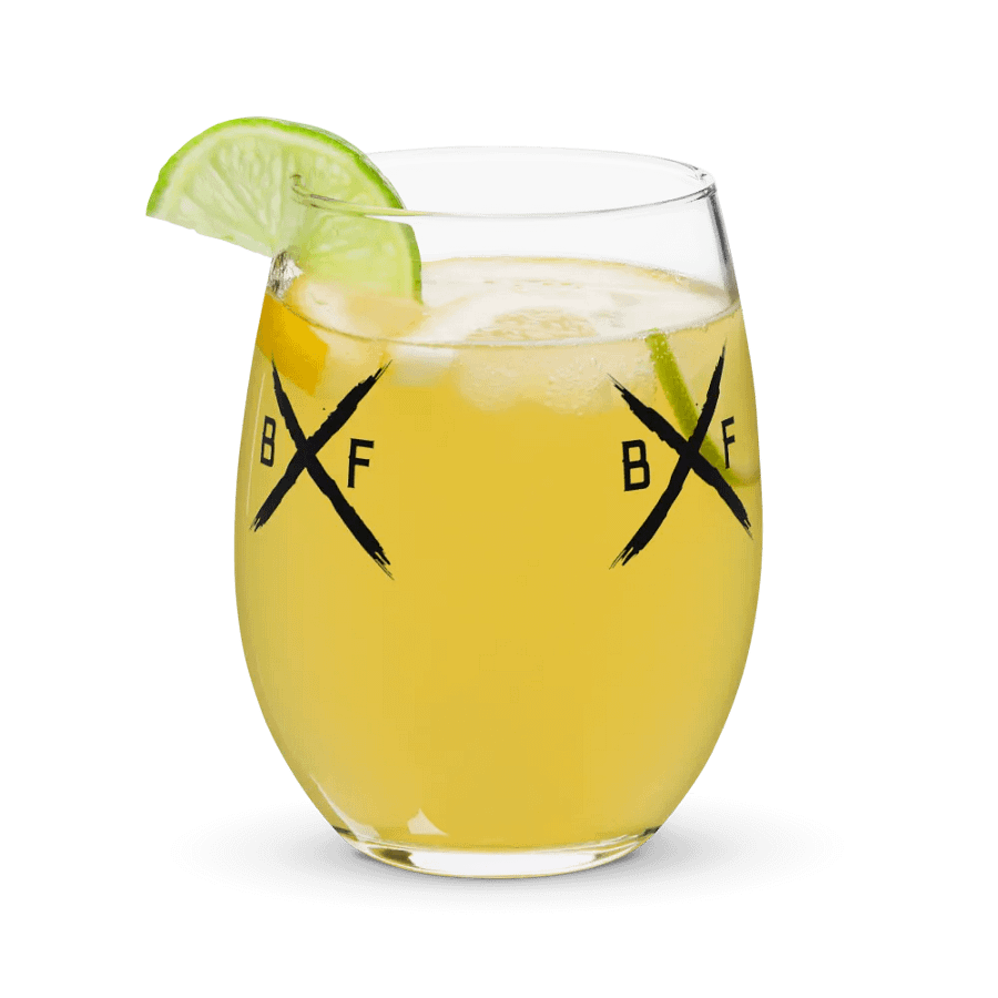 Black Flag Dodgeball Club Wine Glass product image (11)
