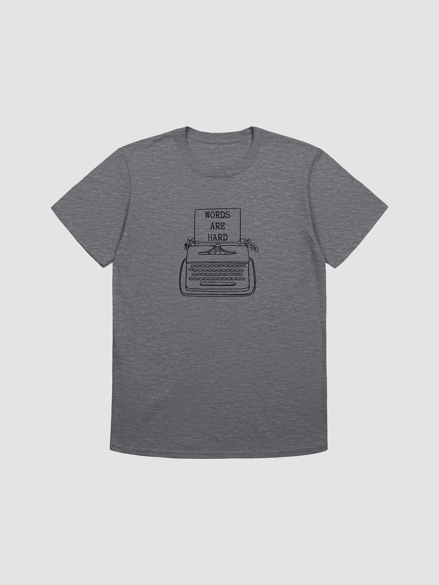 WORDS ARE HARD - Black Design product image (1)