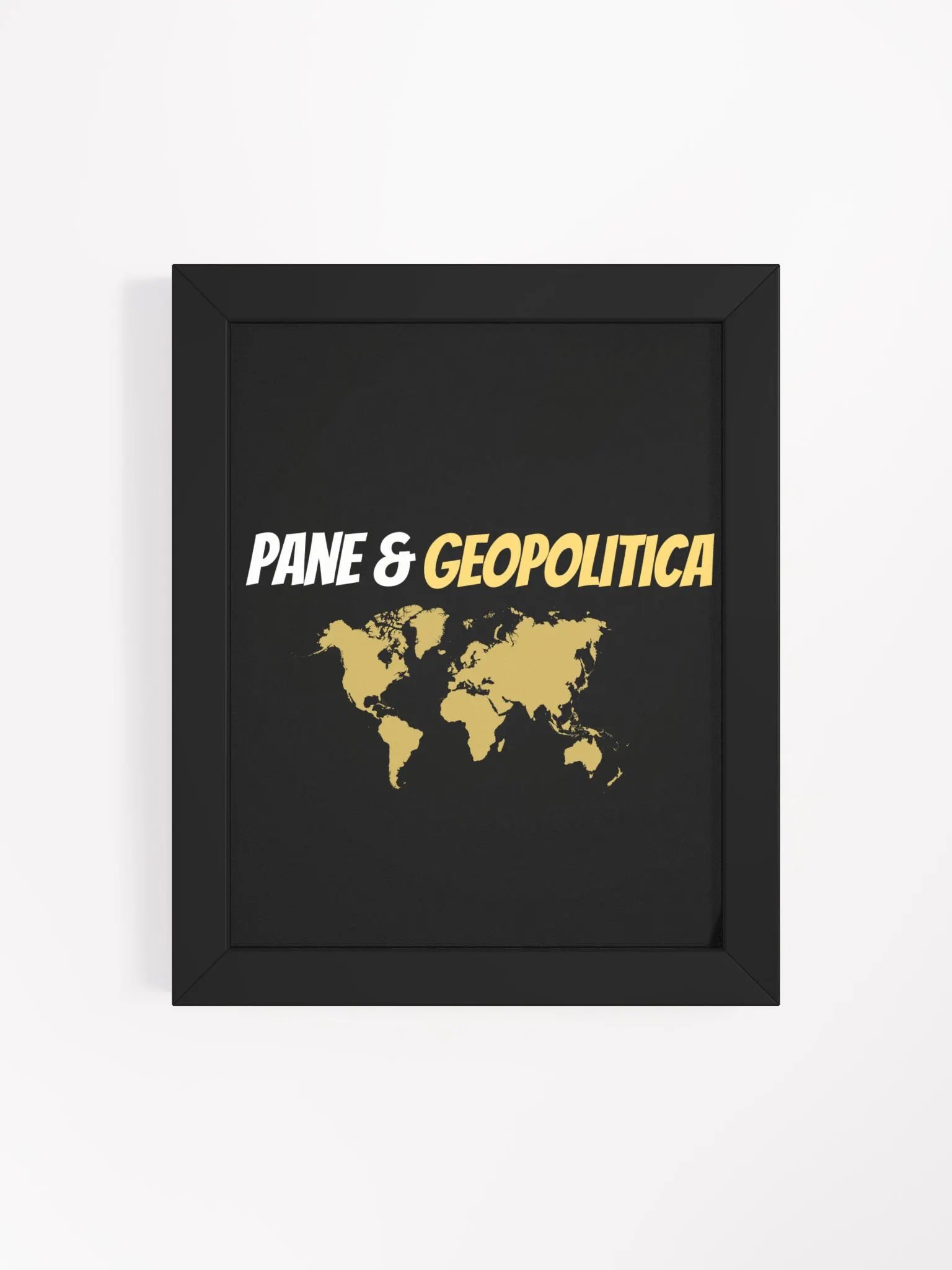 POSTER CON CORNICE " PANE&GEOPOLITICA" product image (22)