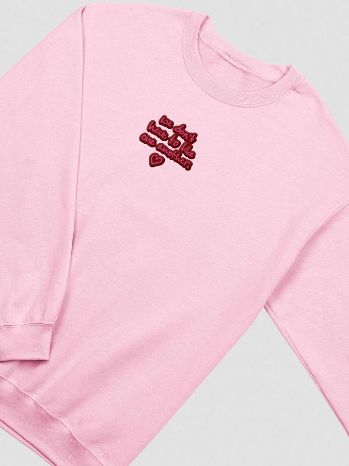ONE ANOTHER (rose design) embroidered crewneck product image (1)