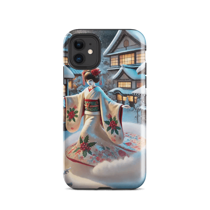 Snow Geisha iPhone Tough Case – Winter Serenity product image (47)