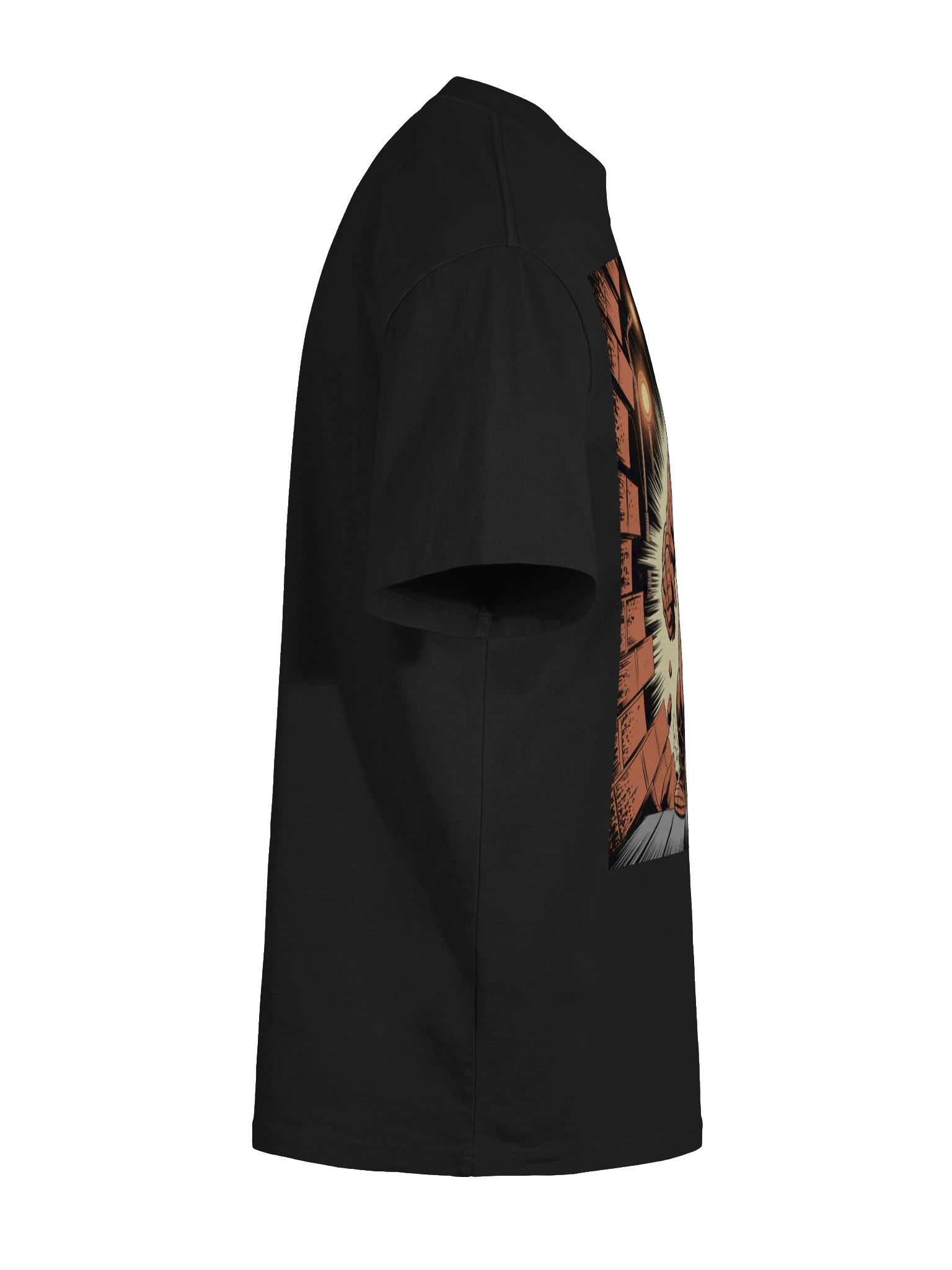 The Thing Clobberin' Time Oversized Faded T-Shirt – Orange Rock Rampage product image (11)