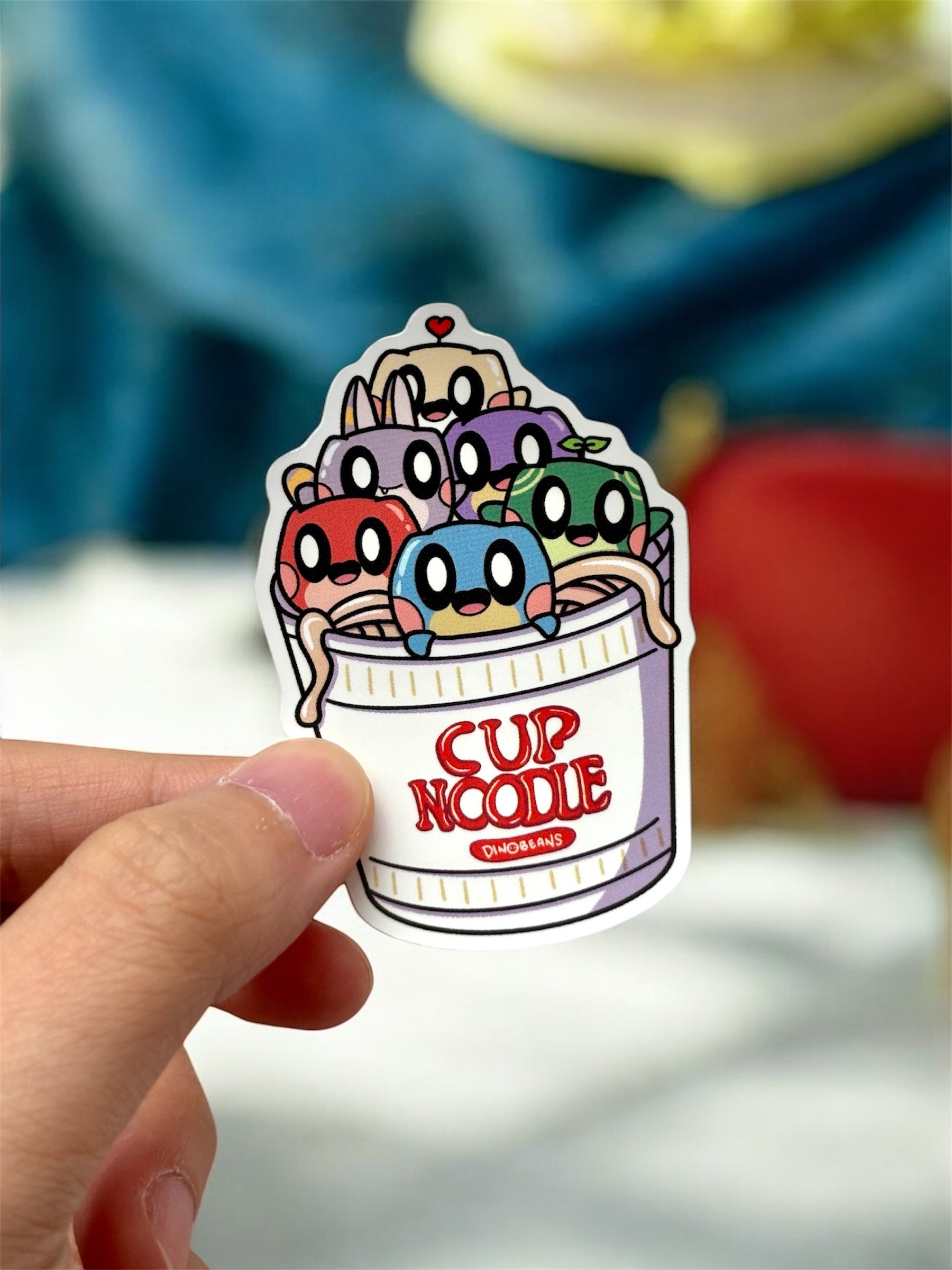 Cup Noodles Waterproof Vinyl Stickers product image (1)