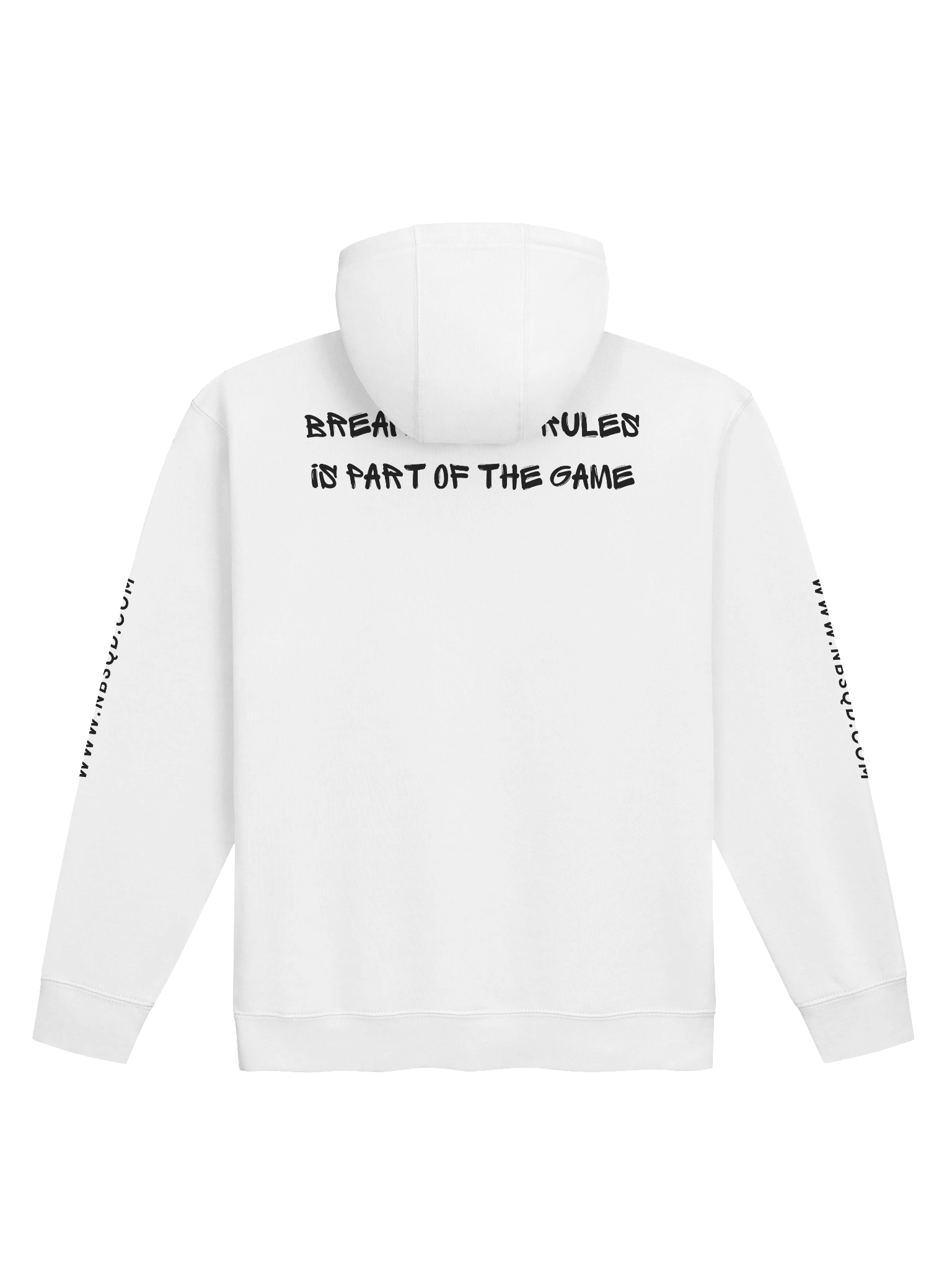 Noobsquad “NBSQD Graffiti – Break The Rules, It’s Part of The Game” Ladies Hoodie product image (2)