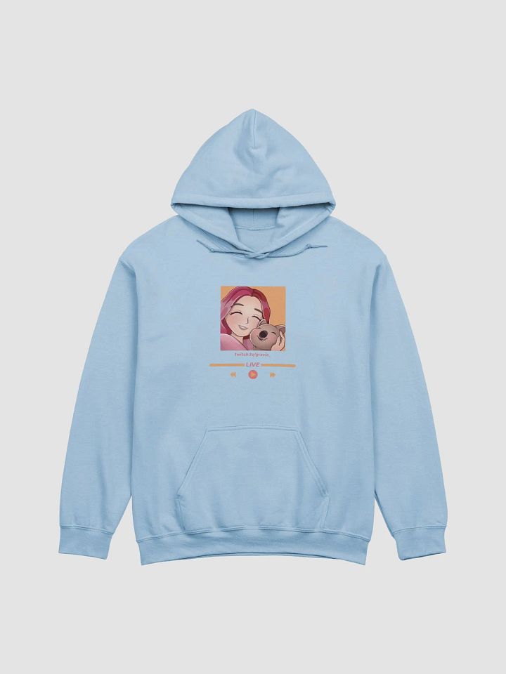GrasiaHug Emote Hoodie (Orange) ♡ product image (1)