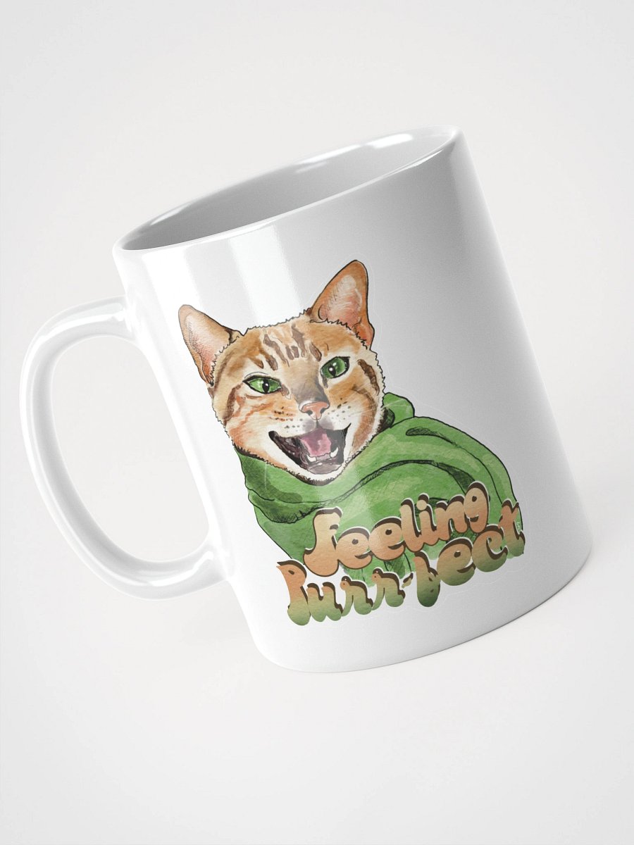 Feeling Purr-fect Cat with a scarf Mug product image (7)
