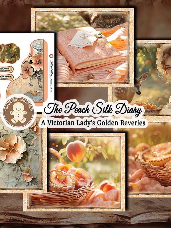 A Peach Silk Diary Journal Digital Download product image (6)