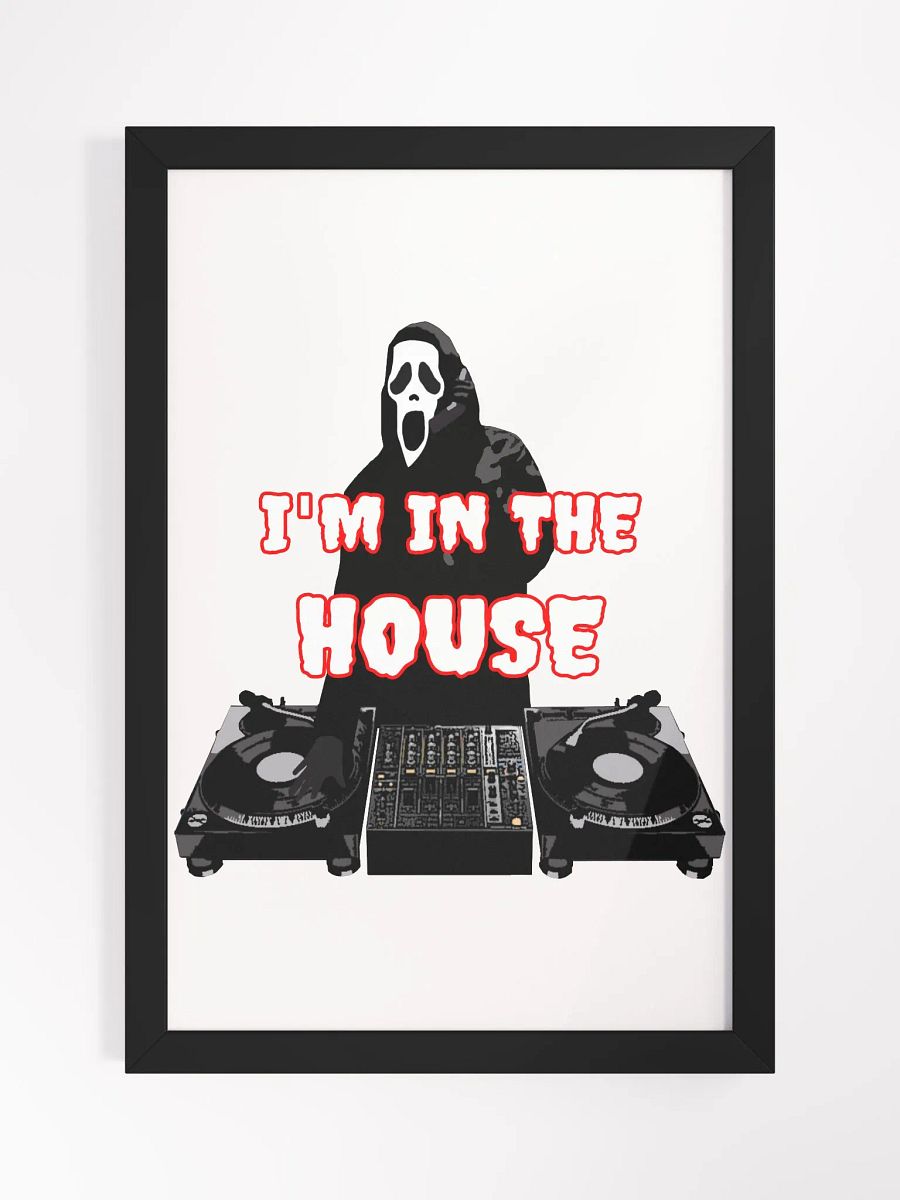 Ghostface in the house Framed High-Quality Matte Poster (in) product image (1)