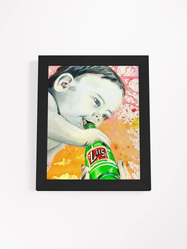 Baby Drinking Lies Print product image (1)