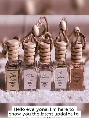 Car Diffusers 1.6 oz Bottles - 5 Scents to Choose From - Available in Various Fragrances