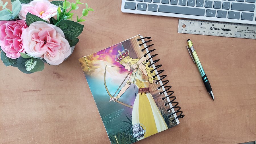 This is The Lord's Arrow of Victory Line Coiled Notebook product image (5)