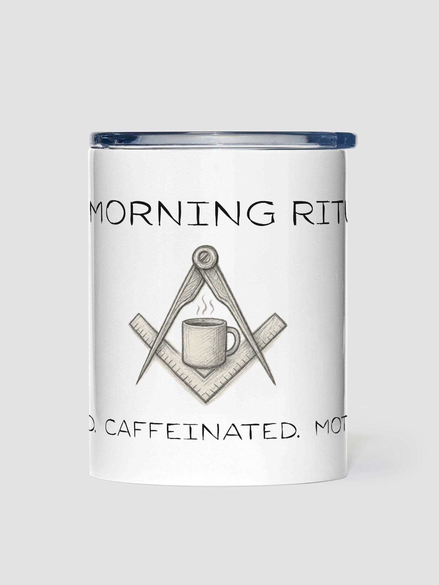 The Morning Ritual – 10 oz Stainless Steel Tumbler product image (1)