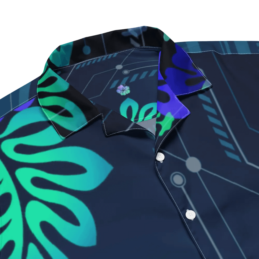 Bloom 'n Byte Full Button Up Overshirt product image (11)