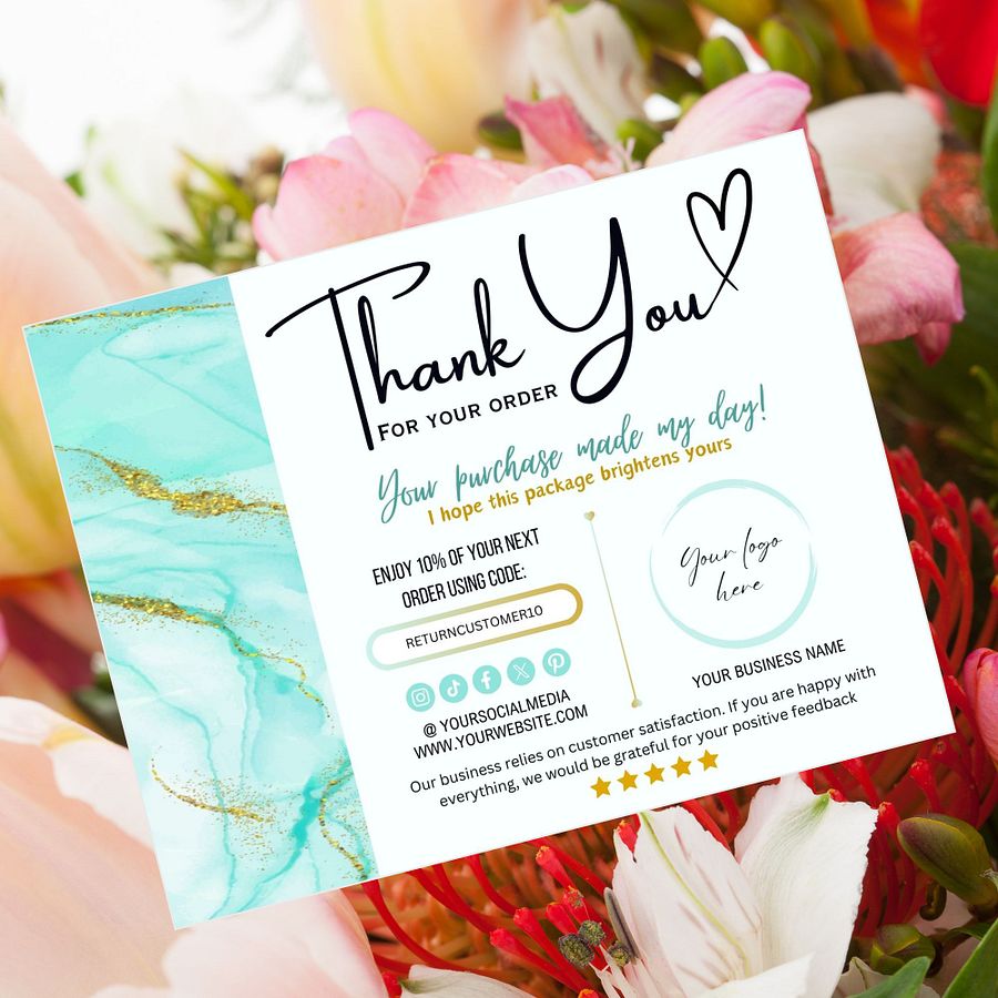 Marina - Thank You Card Template product image (4)