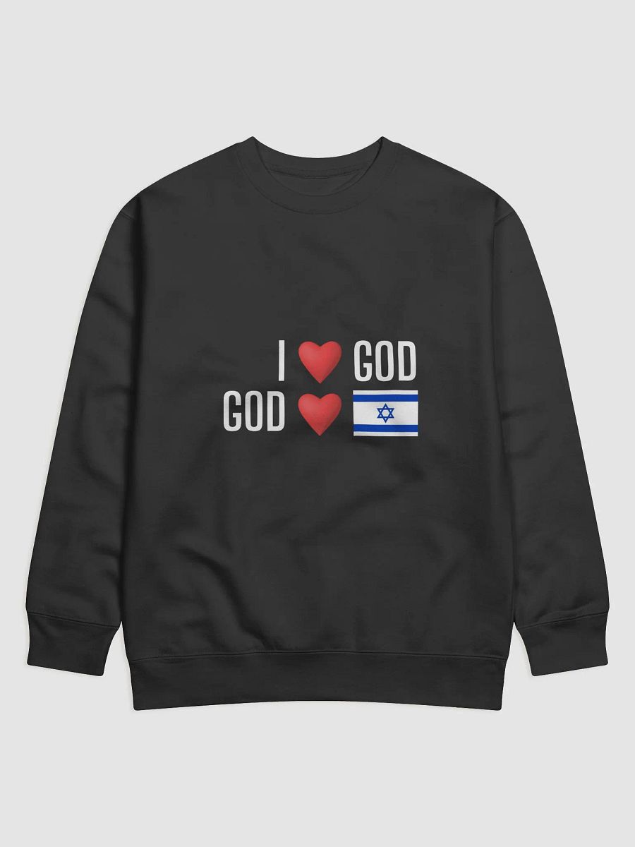I Love God, God Loves Israel Sweater product image (1)