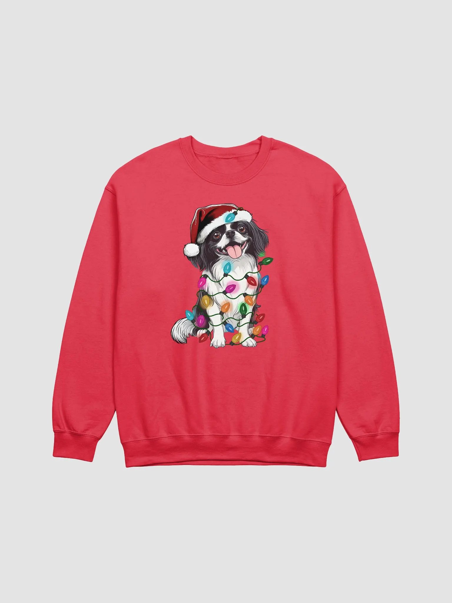 Funny Japanese Chin Christmas Sweatshirt product image (17)