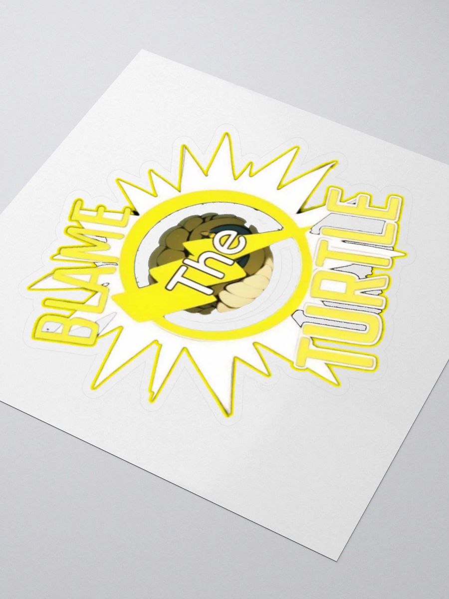 Blame The Turtle! Sticker product image (8)