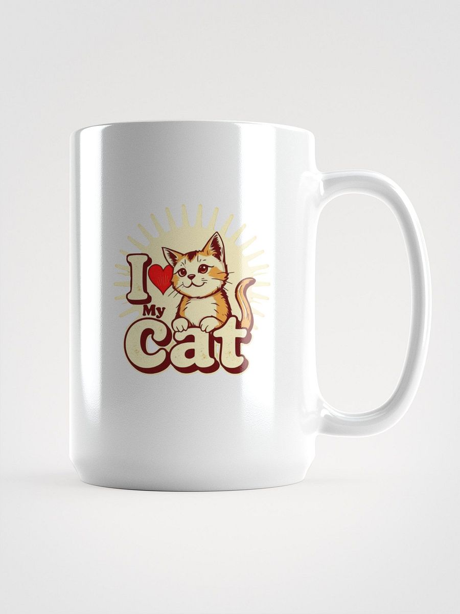 Cat White Glossy Mug product image (1)