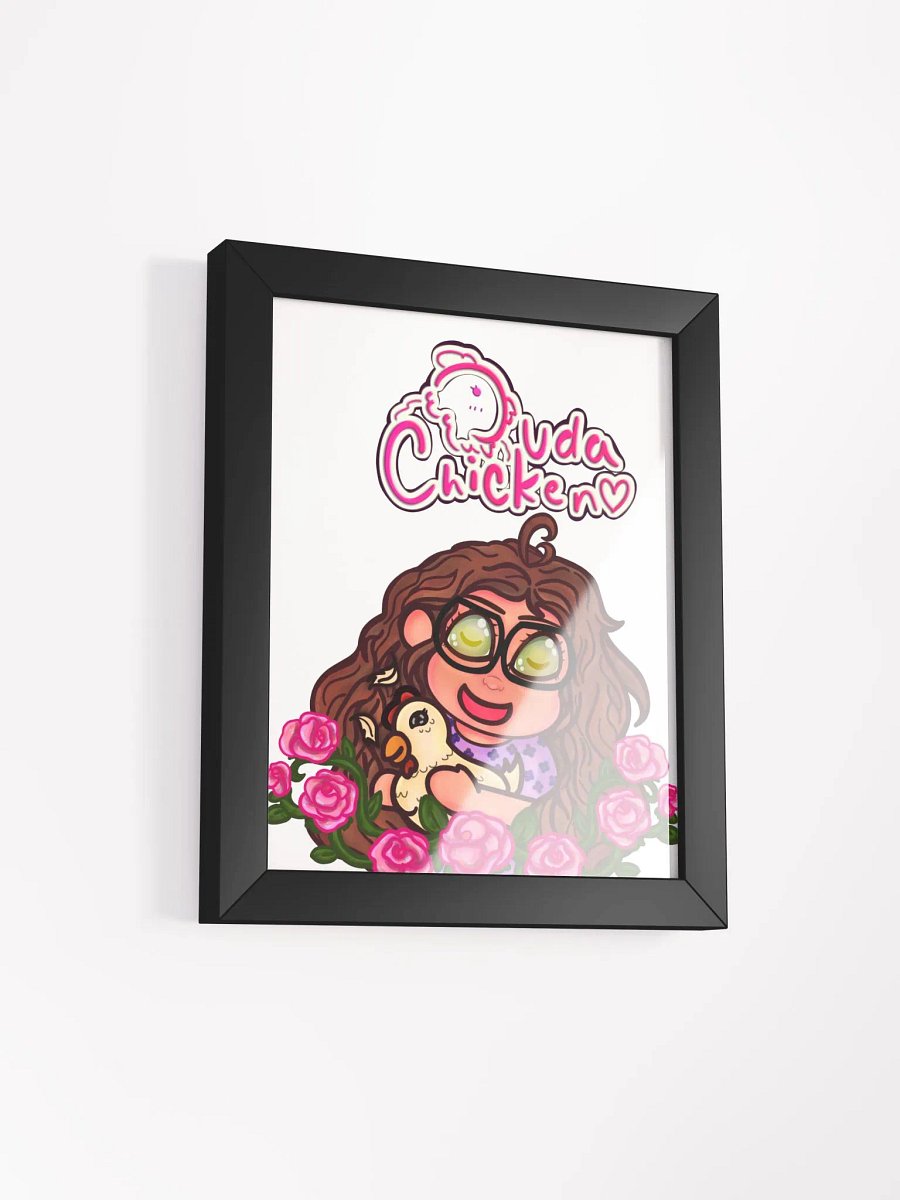 Whimsical Chick Love Framed Poster product image (37)