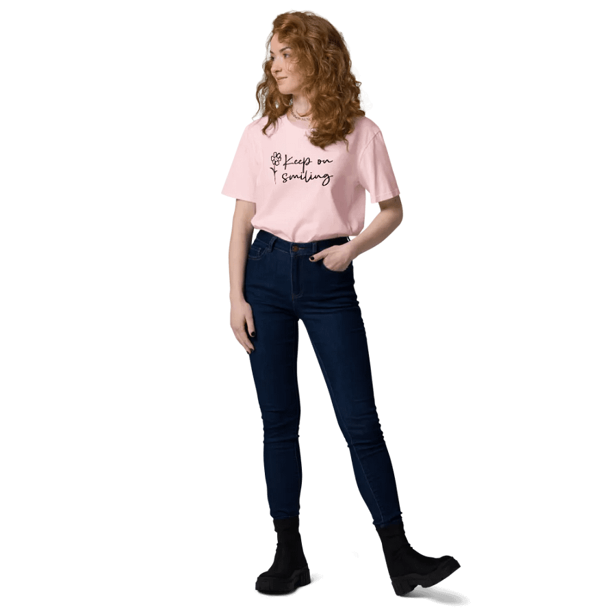 Keep on smiling eco t-shirt product image (103)
