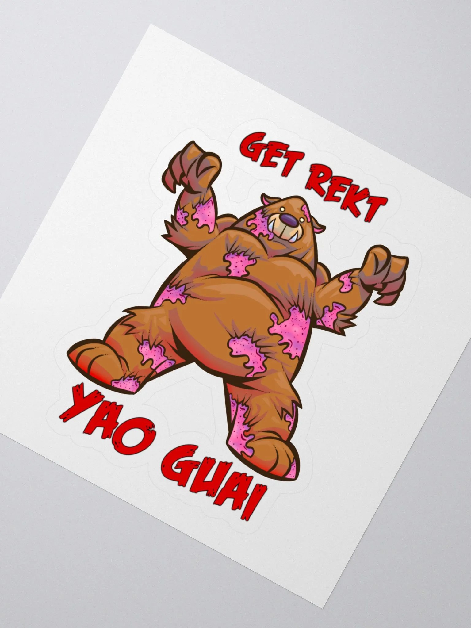 REKT Yao Guai Sticker product image (2)