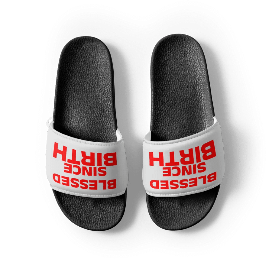 Blessed Since Birth Slides (Unisex) product image (5)