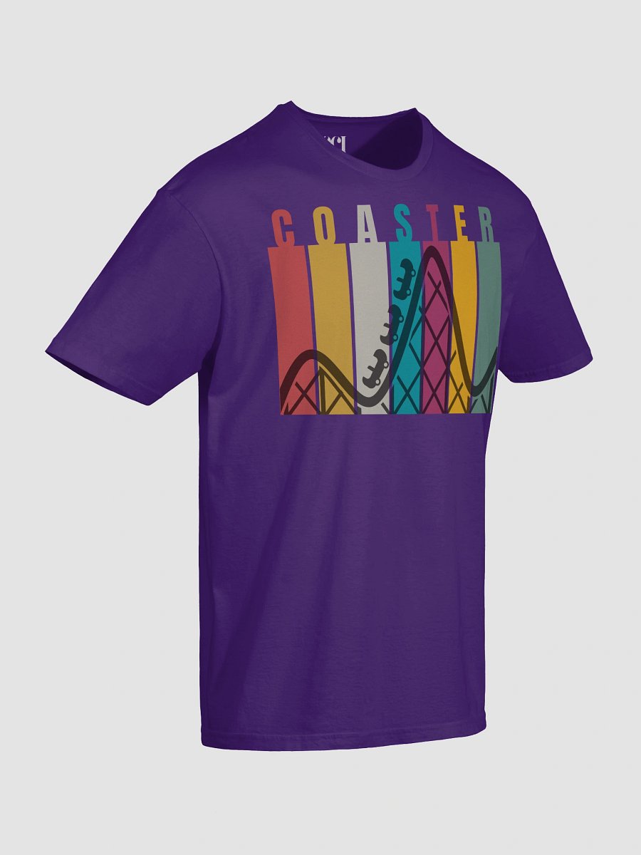 Coaster Vibes – Retro Roller Coaster Adventure Art product image (6)