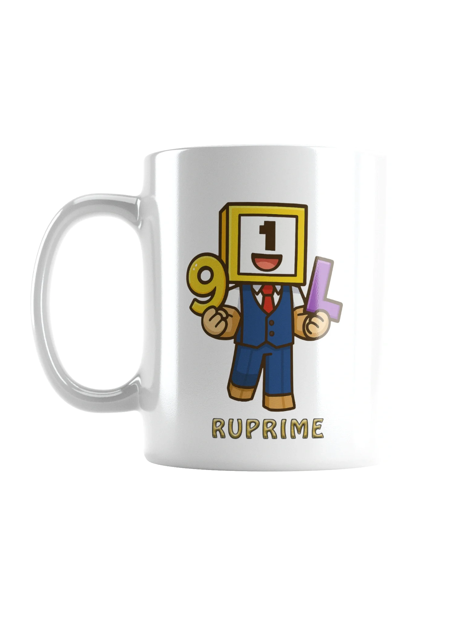 9LS4 RUprime White Glossy Mug product image (1)