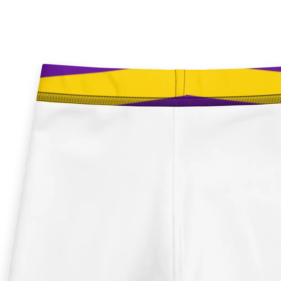 Striped Purple and Yellow Kids Leggings product image (4)