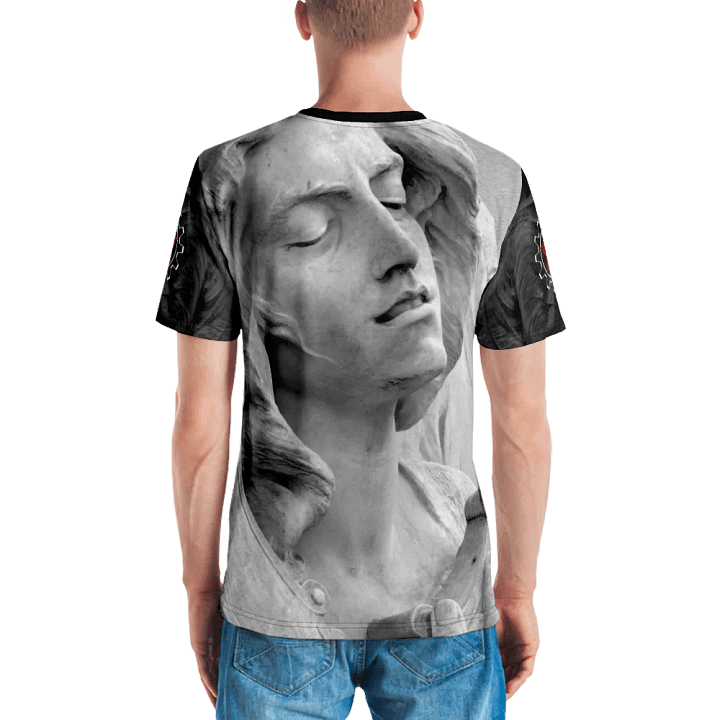 With The Hand On My Cross II Tee product image (2)