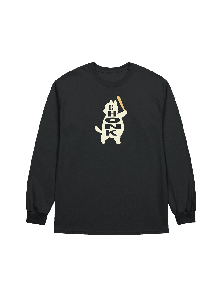 Baseball Chonk Cat - Unisex Adult Long Sleeve T-shirt product image (1)